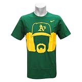 Oakland Athletics Green Nike Hair-itage Coco Crisp Player Tee
