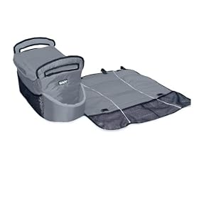 Click here to buy SafeFit Backseat Storage with Seat Protector by SafeFit.