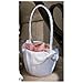 White Love Knot Satin Basket White Love Knot Satin Basket