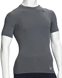 Nike Pro Core Crew Short Sleeve Top (Grey Medium)