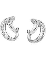 Pair of Platinum Diamond Earrings - 0.18 Ct. -- LIFETIME WARRANTY
