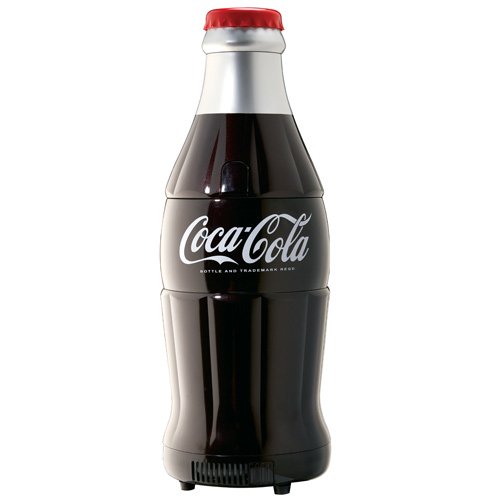 Koolatron BC10-G Coca-Cola 15-Can-Capacity Bottle-Shaped Fridge