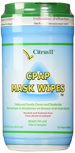 Citrus II Cpap Mask Wipes Qty: 62 Wipes