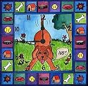 Arf! Puppy Dog Canine Puppy Art Wall Desk Clock Timepiece from Rock Paper Scissors artist Pamela Corwin