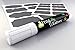 Premium White Liquid Chalk Marker w/ 32 Reusable Chalkboard Labels - Reversible Tip (6mm) & Bonus Creative Idea Ebook