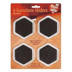 4 Furniture Sliders - 70mm Diameter