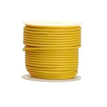 Coleman Cable 18-100-14 Primary Wire, 18-Gauge 100-Feet Bulk Spool, Yellow