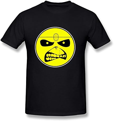 JAJUS Men's Iron Maiden Eddie Evolution Adult T-Shirt Black XL