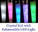 Wedding Centerpiece Package: 6 PCS WHITE Submersible LED Lights + 4 Oz. PURPLE Crystal Soil Water Beads