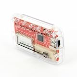 Mini All-in-1 Memory Card Reader Clear Compatible with: Secure Digital: miniSD (with adapter), microSD/TransFlash (with adapter), Compact Flash: CF I, CF II, CF Ultra II, MicroDrive, xD Picture Cards, Memory Stick: Memory Stick, Memory Stick Pro, Memory Stick Duo, Multimedia Card: MMC I, MMC II, RS-MMC, HS-MMC