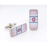 Greenshag Montreal Canadiens Rink Link Cufflinks