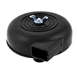 uxcell　エアーコンプレッサーサイレンサー　コネクタ　インレット　マフラー　ブラック　2cmねじ