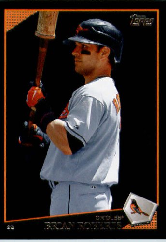 2009 Topps Black Border Baseball Card # 273 Brian Roberts Baltimore Orioles Mint Condition - Shipped In Protective Screwdown Display Case!