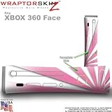 Rising Sun Pink Skin by WraptorSkinz TM fits Original XBOX 360 Factory Faceplates