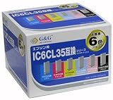 Ｇ＆Ｇ　エプソンIC6CL35互換インク　6色パック　NIE-IC35-6PACK