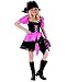 Pink Punk Pirate Child Costume