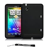 Black Cover Protective Slim Durable Silicon Skin Case for HTC Flyer 3G WiFi ....