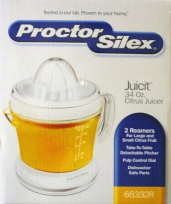 Proctor Silex Durable Juicer, Citrus, Juicit, 34 O (8 Pack)