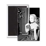 Grace Kelly - 3x2 inch Fridge Magnet - large magnetic button - Magnet