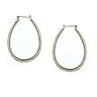Swirly Silver Horseshoe Earrings