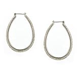 Swirly Silver Horseshoe Earrings