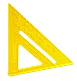 Starrett PRS8P Yellow Plastic Rafter Square