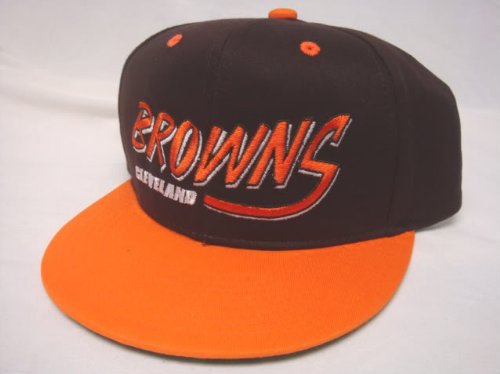 NEW Cleveland Browns NFL Two Tone Vintage Snapback Flatbill Cap / Hat