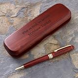 Personalized Rosewood Pen Set - Choose Your Quote Personalized Rosewood Pen Set - Choose Your Quote