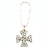 Celtic Trinity Carolingian Cross Key Fob