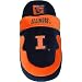 Illinois Fighting Illini NCAA Comfy Feet Scuff Slippers