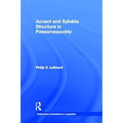 Accent & Syllable Structure in Passamaquoddy