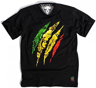 VIDA Rasta Scratch T Shirt