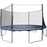 Exacme 6W Legs Trampoline with Safety Pad & Enclosure Net & Ladder All-in-One Combo Set, 15'