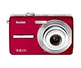 Kodak EasyShare M763 Digialkamera (7 Megapixel, 3-fach opt. Zoom, 2,7 Display) rot
