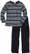 Splendid Littles Toddler Boys Knubby Melange Stripe Pant Set