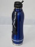 NEW Eco stainless Pure water filter bottle 750ml Blue