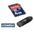 Sandisk 4gb Sdhc Sd Memory Card with Adapter + Black USB Memory Card Reader for Canon Powershot Digital Camera