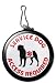 Creative Clam Black Service Dog Access Required Medical Alert Symbol 2.25 Inch Clip Tag