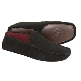L.B. Evans Ethan Kid Suede Slippers with Cashmere Blend Lining (For Men) by L.B. Evans