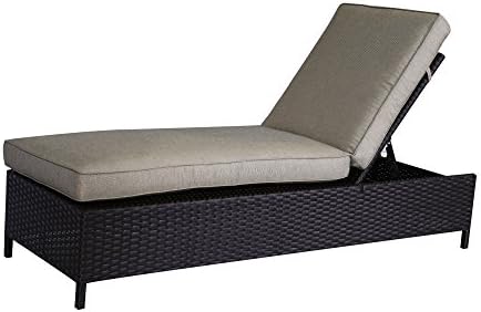 Teva Patio Furniture 104CL Viro Wicker Chaise Lounge with Sunbrella Cushion MauiCollection