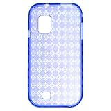 Fosmon Samsung Fascinate SCH-i500 TPU Protective Checker Design Case, Blue