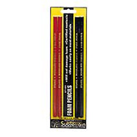 Childrens Toyshop  Toys : Foam Markers, Red/Black (2 each)