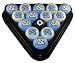 North Carolina Tar Heels - UNC Billiard Ball Set NCAA College Athletics