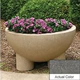 IMAGE OF Wausau Sl411 Round Planter - Acid Washed French Gray 36x20