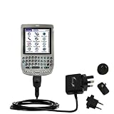 Gomadic for the PalmOne palm Treo 90 - International Wall / AC Charger for the PalmOne Treo 90 - Gomadic Brand w/ TipExchange Technology