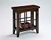 Furniture online: Espresso Camino Chairside Table * Accent Storage End