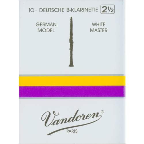 Produkt-Bild: Vandoren Blatt f. Klarinette White Master St&auml;rke 2 1/2