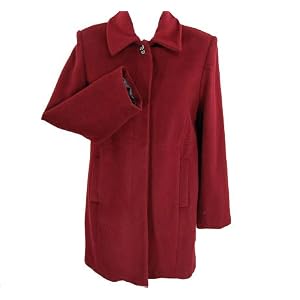 Liz Claiborne Silk Wool Blend Coat