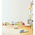 Decowall, DP-08046, Animaux de safari sur Train stickers muraux | paroi murale | sticker mural