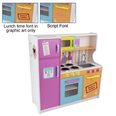 KidKraft Personalized Deluxe Big & Bright Kitchen - KD400-2